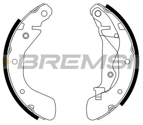 BOSCH 0986487714 — ARKA FREN PABUÇ BALATA CHEVROLET AVEO 08-11> KALOS 1.2-1.4 05> SPARK 10>