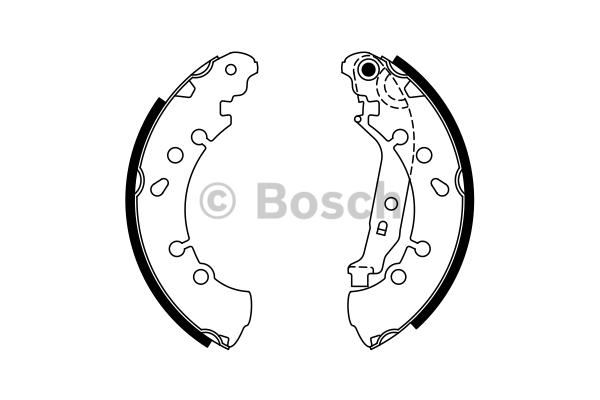 BOSCH 0986487759 — ARKA KAMPANA PABUÇ BALATA TOYOTA YARIS 1.0L 1KR-FE KSP90 KSP130 06-20 / 1.3L 2SZFE SCP90 VVTI 06-11 /