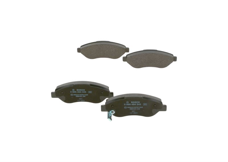 BOSCH 0986494345 — ÖN FREN BALATASI CORSA D 1.7 CDTI 06-14 CORSA D 1.4 06-14 278mm