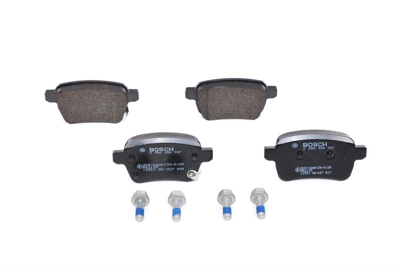 BOSCH 0986494747 — ARKA FREN BALATASI OPEL CORSA E 14-19 ADAM 14-19 15 JANT RPO J67 FIAT EGEA 16> 500L 13> 264mm
