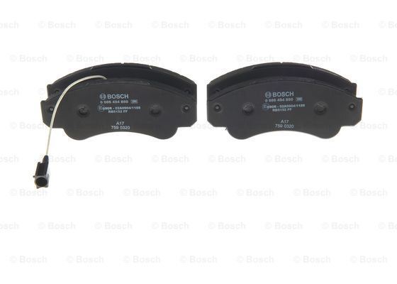 BOSCH 0986494850 — ERP FREN BALATASI ÖN (169.1MM) PEUGEOT BOXER III CITROEN JUMPER III FIAT DUCATO III