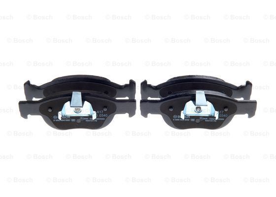 BOSCH 0986494852 — FREN BALATASI ÖN - ( FIAT PUNTO 1.2i 16V 99-03 / PUNTO 1.9 99-03 / PUNTO 1.2i 03-10 )