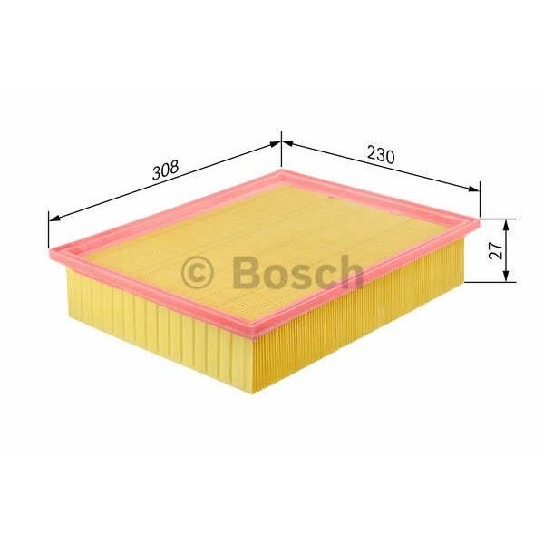 BOSCH 1457433007 — HAVA FİLTRESİ ASTRA F 1.4i-1.6i-1.7TD-1.8i-2.0 91-98 TÜM MODELLER