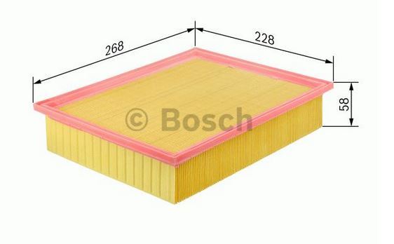 BOSCH 1457433023 — HAVA FİLTRESİ VOLKSWAGEN GOLF III 1.4, 1.6, 1.8, 1.9D, 1.9 TDI, 1.9 SDI, VENTO 1.4, 1.6, 1.8, 1.9D, 1.9