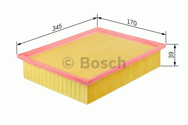 BOSCH 1457433272 — HAVA FİLTRESİ VOLVO S40 V40 1.6, 1.8, 2.0 B4164 S B 4184 S B 4204 S