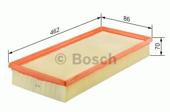 BOSCH 1457433522 — HAVA FİLTRESİ MERCEDES W203 C200 C230 KOMPRESSOR (00 02) S203 CL203