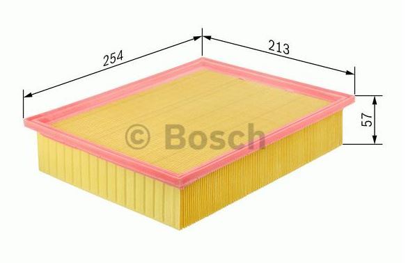 BOSCH 1457433698 — HAVA FİLTRESİ VOLKSWAGEN PASSAT 1.6, PASSAT 1.8, PASSAT 1.9TDI, PASSAT 2.0, PASSAT 2.0TDI, PASSAT 2 8