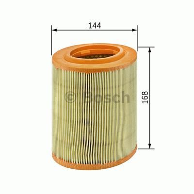 BOSCH 1457433769 — HAVA FİLTRESİ PEUGEOT 206 1.4I, 1.6I CITROEN XSARA 1.4I 1.6I 09 00- TU3JP TU5JP4