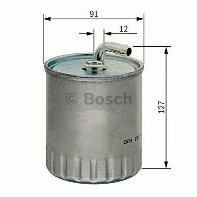 BOSCH 1457434416 — YAKIT FİLTRESİ - DİZEL MERCEDES C SERİSİ 203 KASA OM 611.612, E SERİSİ 210 KASA OM 612, ML SERİSİ 163