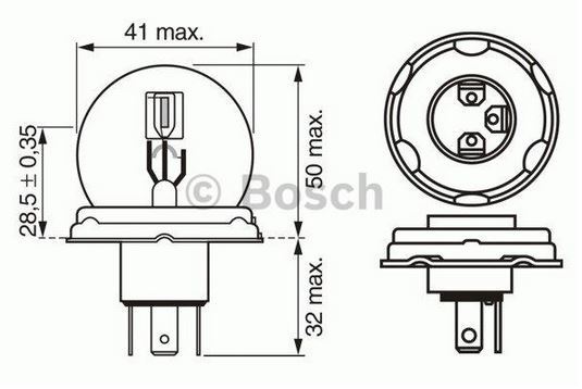 BOSCH 1987302023 — FAR AMPULÜ - 12V R2 P45T