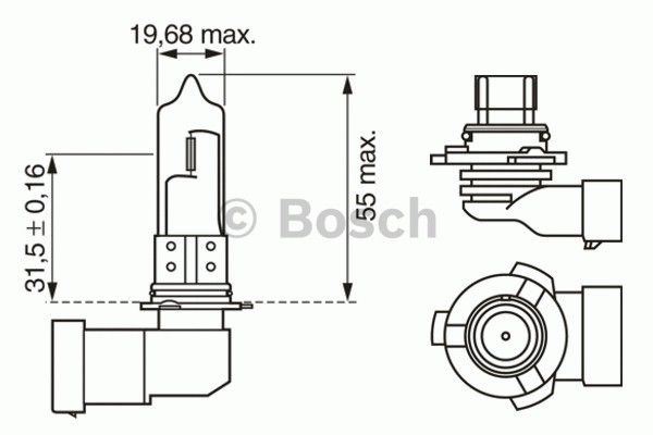 BOSCH 1987302152 — AMPUL PURE LIGHT HB3 9005 12 V 65W (FAR AMPULU)