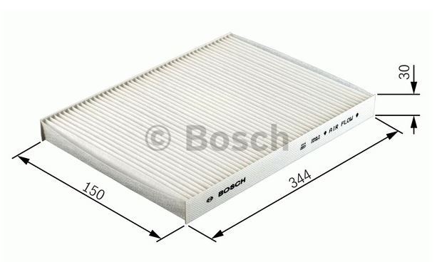 BOSCH 1987432006 — POLEN FİLTRESİ FIESTA IV-FIESTA COURIER II-KA-PUMA KARBONSUZ