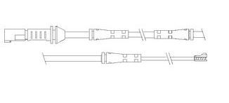 BOSCH 1987474550 — FREN BALATA FİŞİ ÖN F20-F21-F22-F23-F87 M2-F30-F31-F34-F35-4F32-F82 M4-F33-F83 M4-F36 Gran Coupe 10-18
