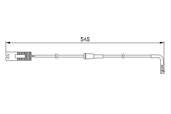 BOSCH 1987474940 — BALATA İKAZ KABLOSU ARKA 585MM (BMW 5 SERİSİ E39 )