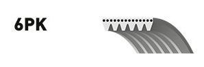 BOSCH 1987947834 — KANALLI V KAYIŞI BMW F10 F07 F06 F01 E70 E71 E72 F15 F16 VW MERCEDES-BENZ SPRINTER 95-00 W140 W124 W 202