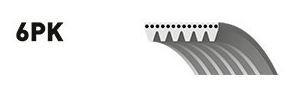 BOSCH 1987948435 — KANALLI KAYIS 6PK1200 MEGANE II SYMBOL CLIO II CLIO IV SYMBOL II LAGUAN III KANGOO II KANGOO III LATITUDE