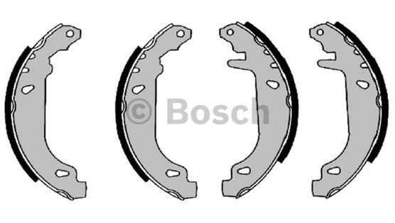 BOSCH F026004272 — PABUÇ BALATA RENAULT 11, 19 X53 KASA, 21 B48 KASA, CLIO I X57 KASA, TWINGO I - 05 2007,