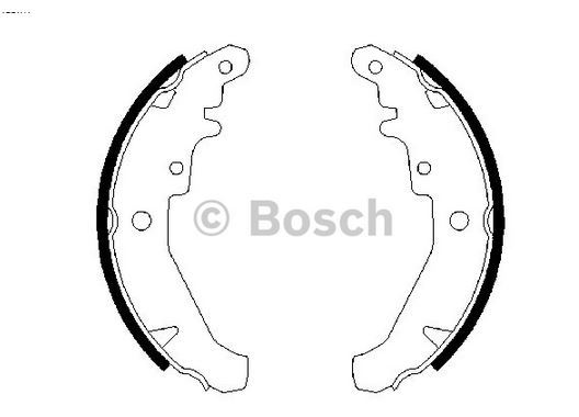 BOSCH F026004630 — PABUÇLU BALATA (185X29 MM) FIAT PALIO SIENA ALBEA 1.2 1.3 1.4 1.6 16V 97-