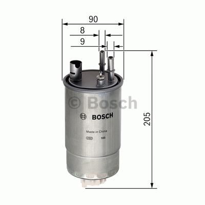 BOSCH F026402054 — YAKIT FİLTRESİ OPEL MERIVA A 05-10 1.3 CDTI Z13DT-Y13DT-Z13DTJ