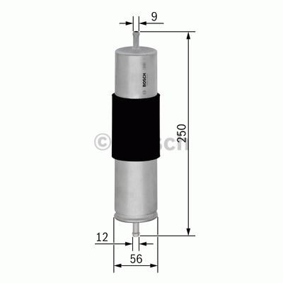 BOSCH F026402068 — YAKIT FİLTRESİ (MAZOT) A4 / A5 / Q5 / Q7 08= 2.0 TDI-2.7 TDI-3.0 TDI CAGA-CAHA-CASB-CLAB-CMFA-CGLC