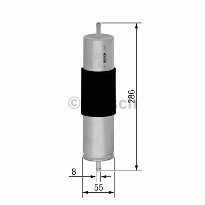 BOSCH F026402095 — YAKIT FİLTRESİ (DİZEL) LAND ROVER FREELANDER 2.0 TD4 00-