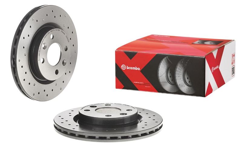 BREMBO 0958022X — ÖN FREN DİSKİ RENAULT R19-CLIO I 91-96 CLIO II 98> KANGOO 01> MEGANE I 96> MEGANE II 04-10 TWINGO 96>