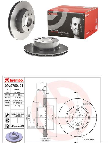 BREMBO 09975021 — FREN DİSKİ CARBON ( BMW 1 SERİ-F20 ÖN / 1.16-1.18 )
