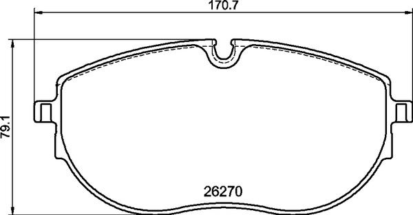 BREMBO P85188 — ÖN FREN BALATASI-2E4- VW TRANSPORTER 20-