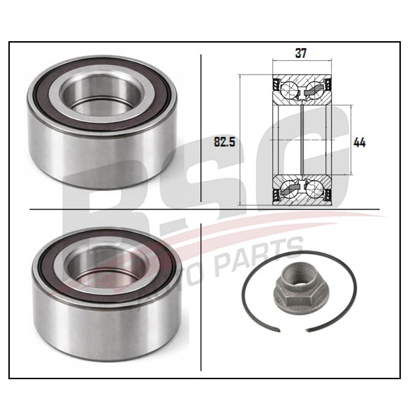 BSG 15605026 — TEKER RULMANI ARKA FREELANDER 1-2 99-14