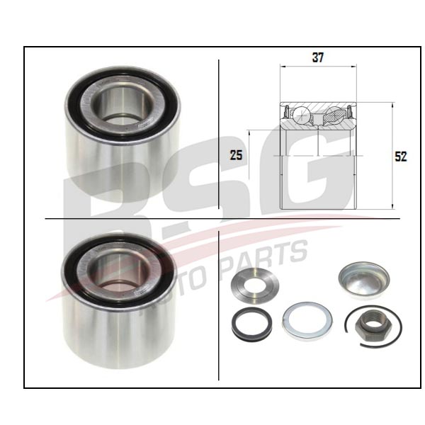 BSG 70605006 — PORYA RULMANI ARKA 106 /206 /306 /XSARA/SAXO 96-