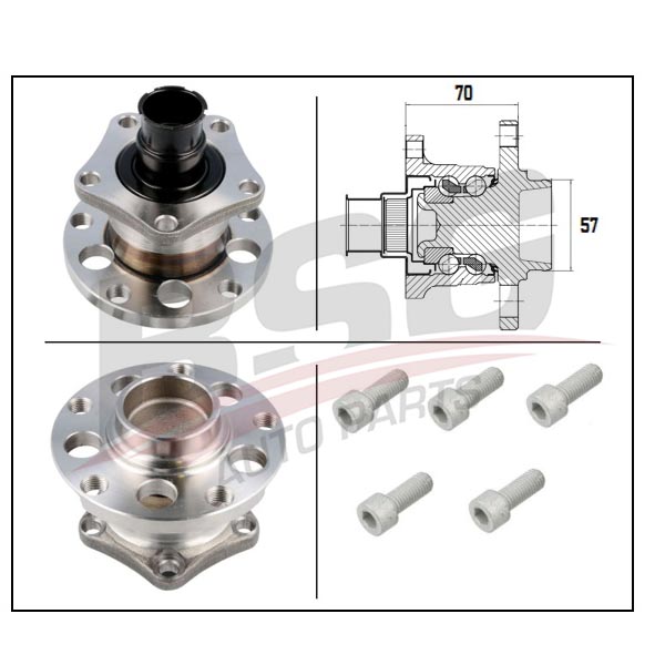 BSG 90600006 — PORYA ARKA PASSAT-A6 97-04