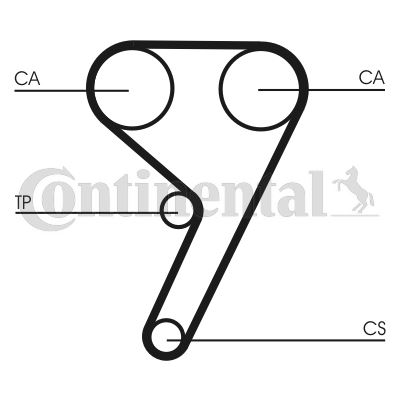 CONTITECH CT881K1 — TRİGER SETİ ( FORD FIESTA 1.4-1.6 ZETEC 01-12 FOCUS 1.6 ZETEC 03- )