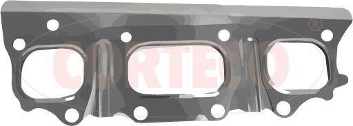 CORTECO 49114544 — EGZOZ MANİFOLD CONTASI RENAULT CAPTUR I 13> CLIO IV 12> MEGANE IV 15> KADJAR 15> NISSAN QASHQAI II 13>