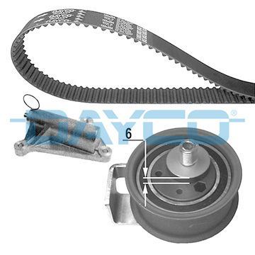 DAYCO KTB463 — TRİGER SETİ-AMORTİSÖR GERGİ DAHİL AVARE KASNAKSIZ(VW PASSAT 97-00 AUDI A4 95-01 A6 98-01) ADR-APT-AEB-APU