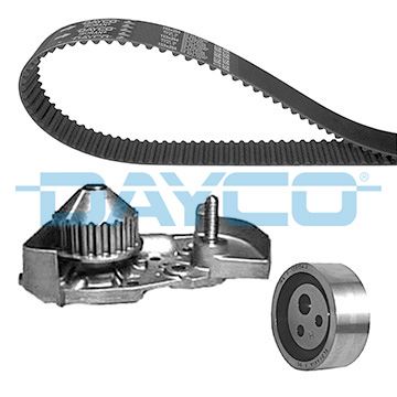 DAYCO KTBWP2590 — TRİGER GERGİ SETİ + DEVİRDAİM ( RENAULT KANGOO 1.4 1.6 08 MEGANE 1.4I 1.6I DACIA LOGAN ) 96 D