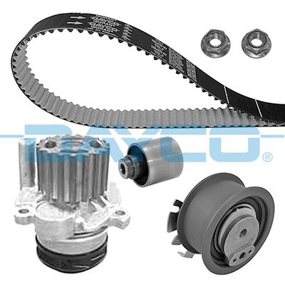 DAYCO KTBWP2961 — DEVİRDAİMLİ TRİGER SETİ 120x300 T5-CADDY-PASSAT-JETTA-GOLF-POLO-A3-LEON 1.4-1.9TDI BJB-AXB-AMF-BLS