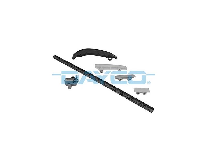 DAYCO KTC1126 — EKSANTRİK ZİNCİR SETİ (A.ÇEKER KEÇE VE CONTA YOK) (ZİNCİR+GERGİ MEKANİZMA+DEMİR PALET+3 ADET KLAVUZ V347 2.4