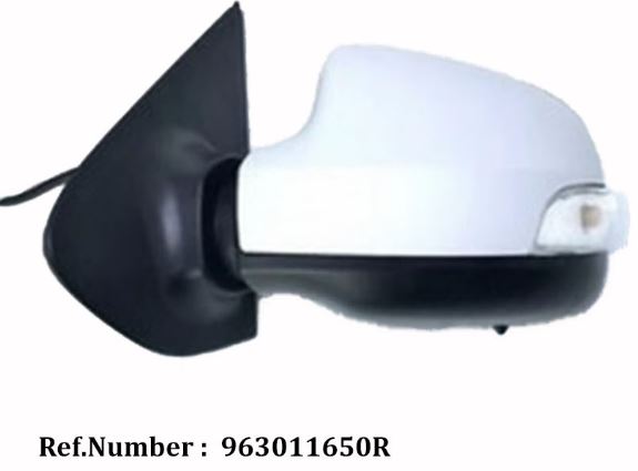 DEKAR 8516 — DIS DİKİZ AYNA R (ASTARLI KAPAK-ÜÇGEN AYAK-MEKANİK-SİNYAL+SENSÖR 4 PINLI) CLIO SYMBOL-SANDERO 2016-2020
