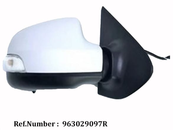 DEKAR 8517 — DIS DİKİZ AYNA R (ASTARLI KAPAK-ÜÇGEN AYAK-ELEKTRİKLİ-SİNYAL+REZISTANSLI 7 PINLI)CLIO SYMBOL -SANDERO 2013