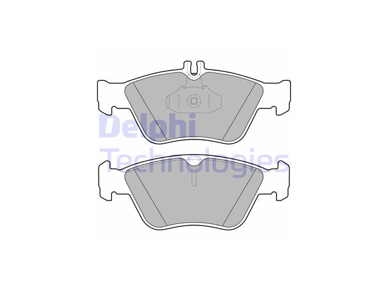 DELPHI LP1588 — DİSK BALATA ÖN MERCEDES C200, C230, C240, C250, C280, CLK200, CLK230, E200, E220, E230, E240, E250, E270