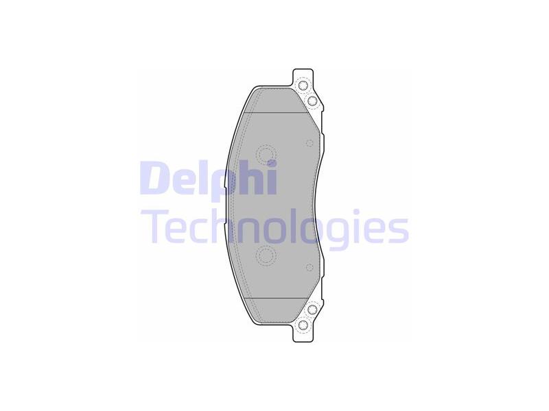 DELPHI LP2082 — FREN BALATASI ÖN ( WVA 24418 - 24419 - 24420 > OPEL INSIGNIA A * SAAB 9-5