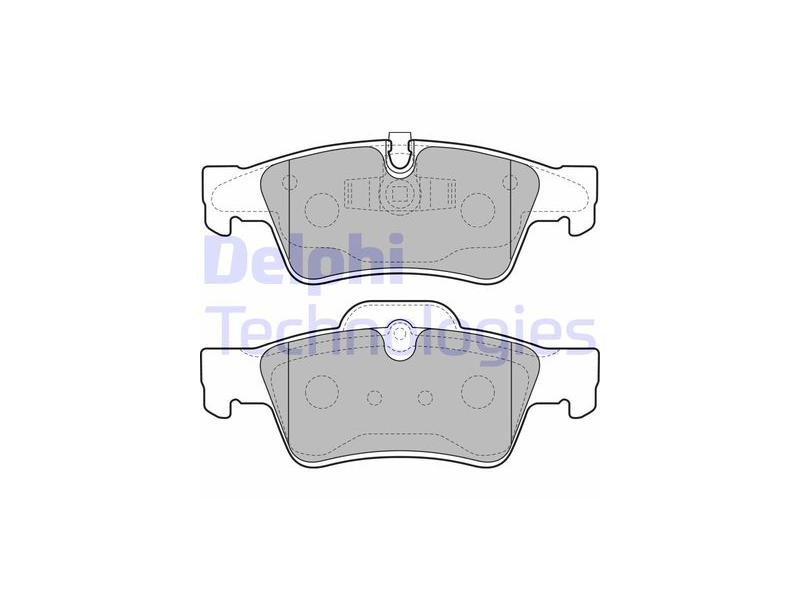 DELPHI LP2124 — DİSK BALATA ARKA MERCEDES M-CLASS W164 ML 280CDI - ML 320CDI - ML 350 - ML 500 05-- R-CLASS R 320CDI R350,
