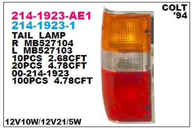 DEPO 002141923RE — STOP LAMBASI CAMI SAĞ MITSUBISHI L200 87-98