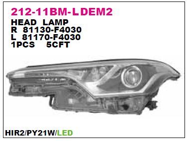 DEPO 21211BMLLDEM2 — FAR SOL LEDL ELEKRTIKLII CHR 16- PY21W