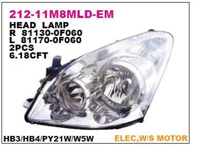 DEPO 21211M8RMLDEM — FAR SAĞ MOTORU UZERINDE TOYOTA COROLLA VERSO 04-09