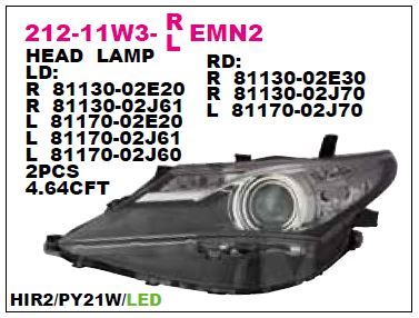 DEPO 21211W3RLEMN2 — FAR SAĞ ELEKTRİKLİ SİYAH LEDLİ AURIS 12-18