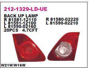 DEPO 2121329LLDUE — BAGAJ STOP LAMBASI SOL TOYOTA COROLLA 07-09