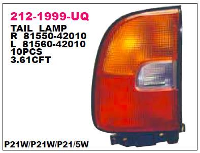 DEPO 2121999LUQ — STOP LAMBASI SOL DUYSUZ TOYOTA RAV4 95-98