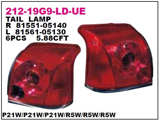 DEPO 21219G9RLDUE — STOP LAMBASI SAĞ DUYSUZ TOYOTA AVENSIS 03-05