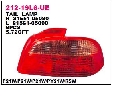 DEPO 21219L6LUE — STOP LAMBASI SOL DUYSUZ TOYOTA AVENSIS 01-02